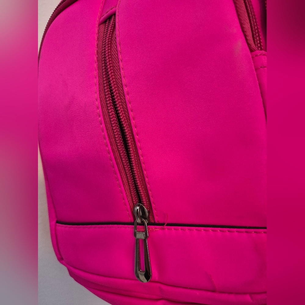 30-UV NEON HOT PINK SLING BAG PURSE - Picture 5 of 9